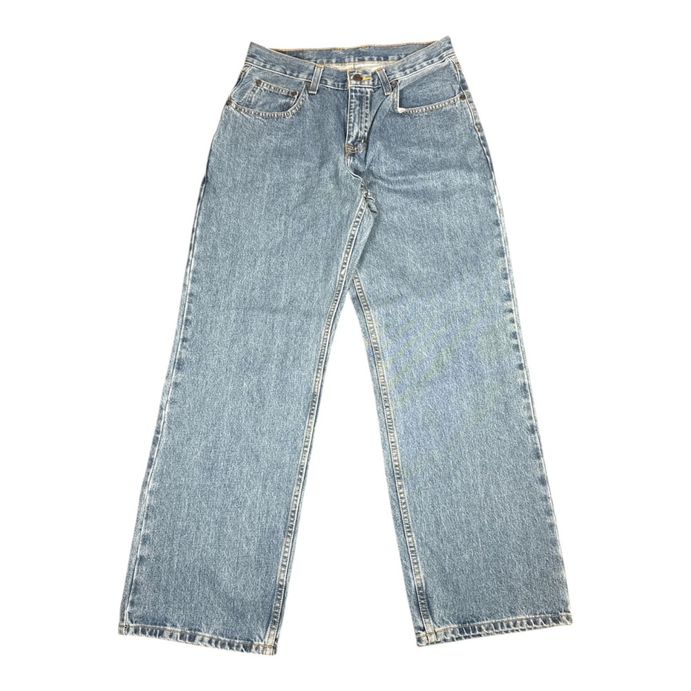 Arizona Jean Co Mens Loose Fit Jeans Blue Medium Wash 30x30